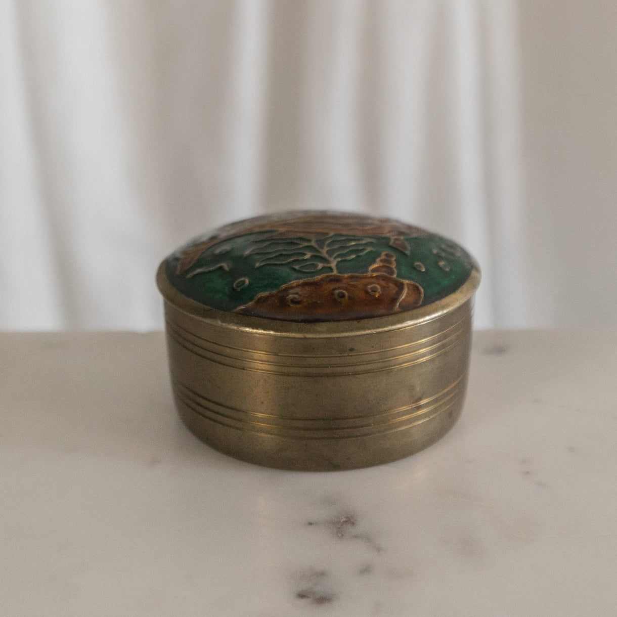 Brass Trinket Box