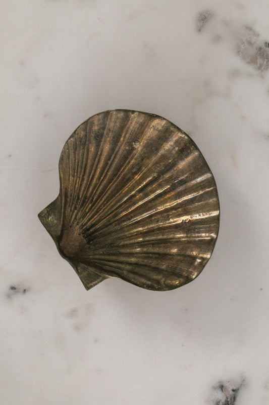 Brass Shell Dish