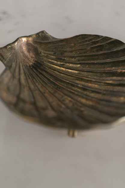 Brass Shell Dish