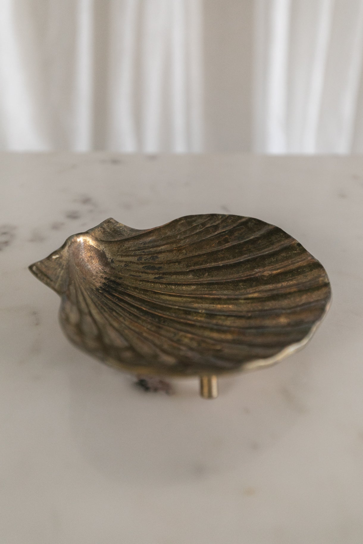 Brass Shell Dish