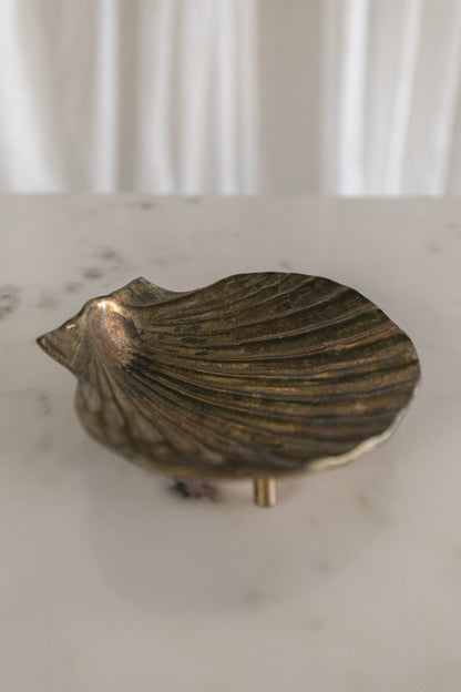 Brass Shell Dish