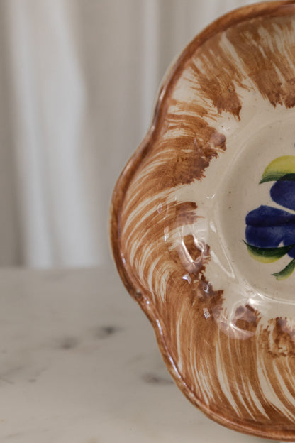 Handpainted Scallop Bowl