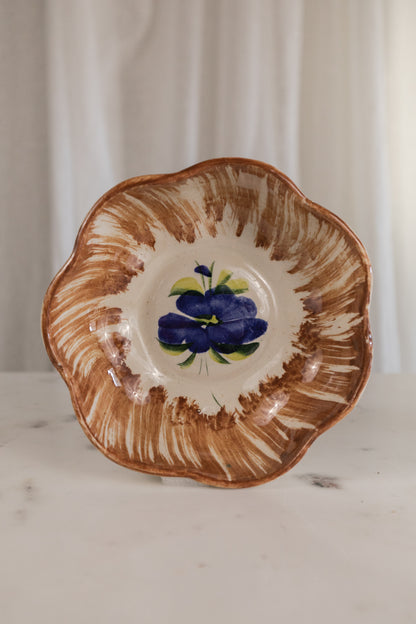 Handpainted Scallop Bowl