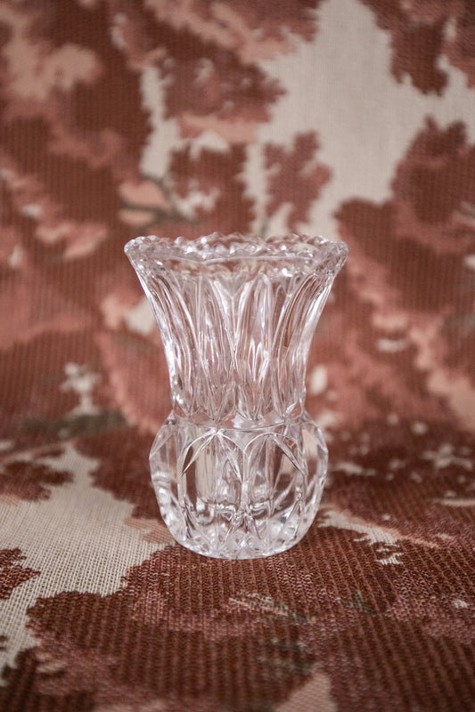 Small Crystal Bud Vase