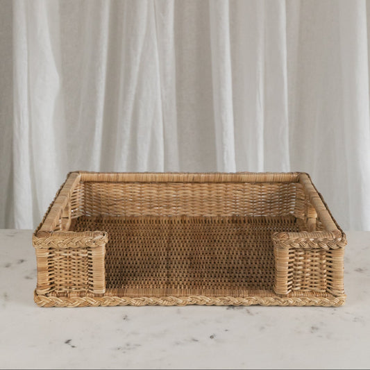 Straworth+MarilynxDesign Rattan Tray