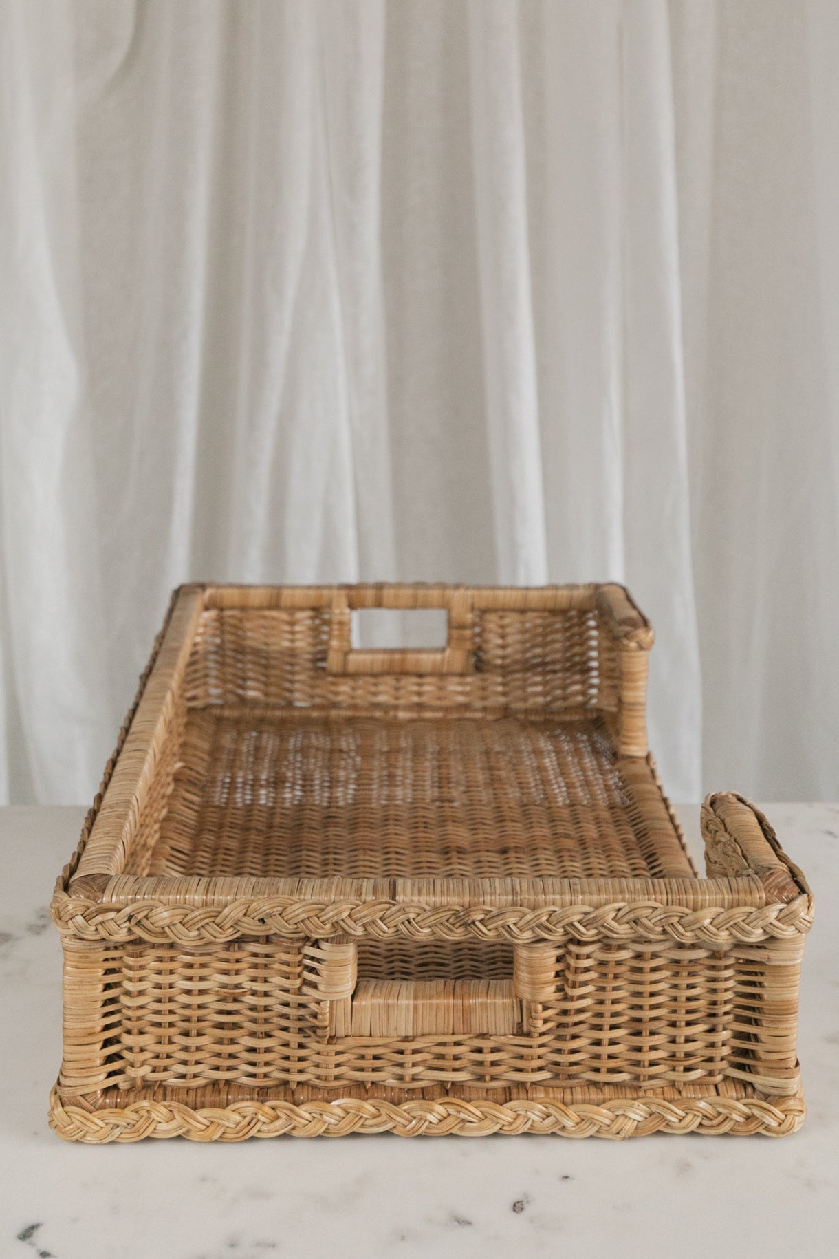 Straworth+MarilynxDesign Rattan Tray