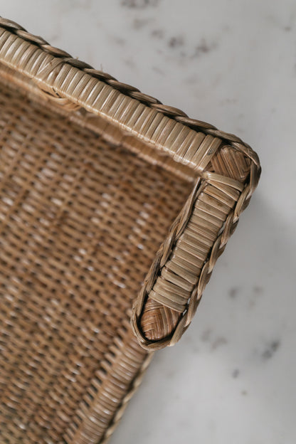 Straworth+MarilynxDesign Rattan Tray
