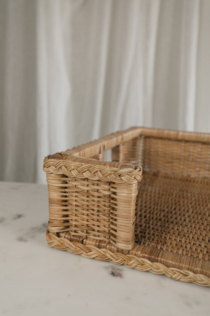 Straworth+MarilynxDesign Rattan Tray