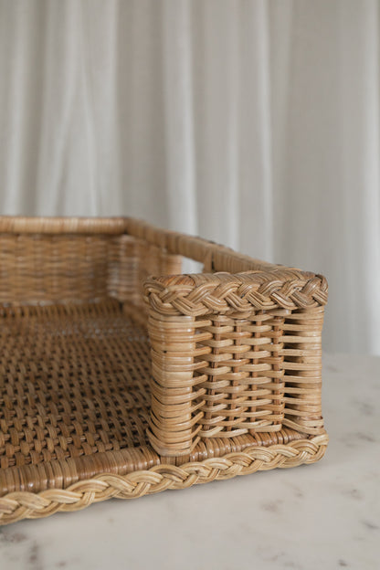 Straworth+MarilynxDesign Rattan Tray