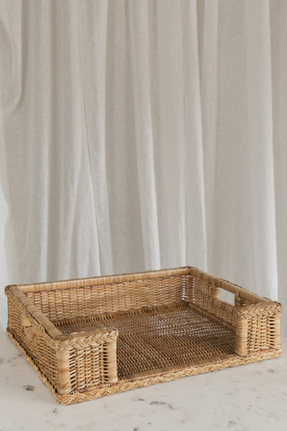 Straworth+MarilynxDesign Rattan Tray