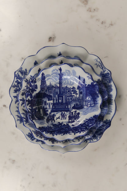 Ironstone Blue & White Dinnerware