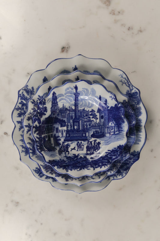 Ironstone Blue & White Dinnerware