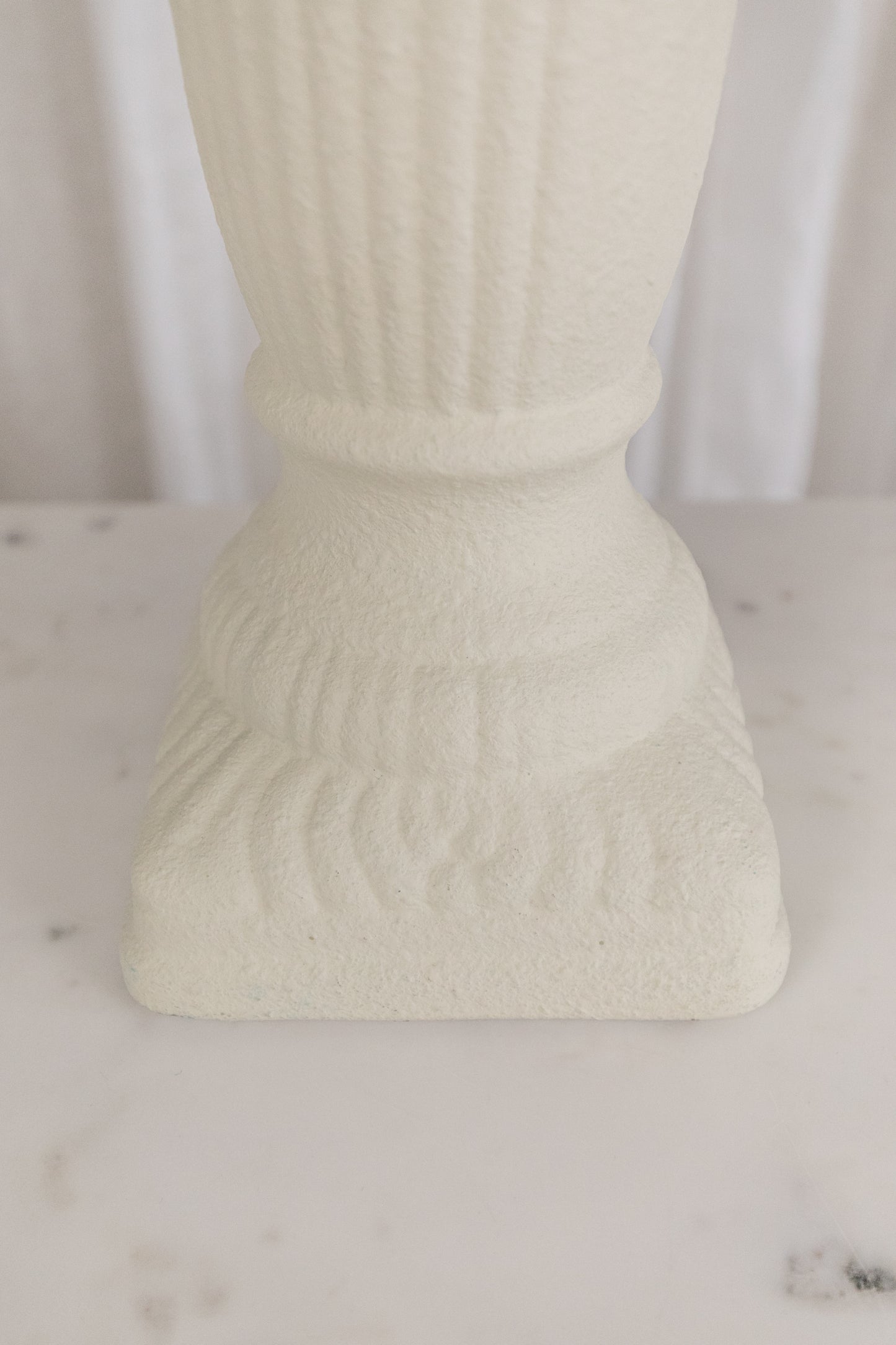 Plaster Lamp, Green + Blue Shade