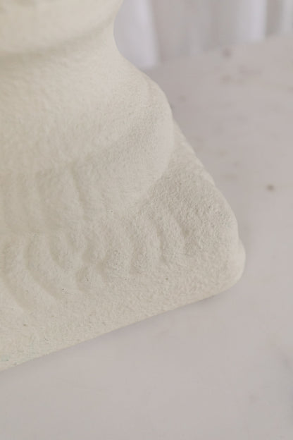 Plaster Lamp, Green + Blue Shade