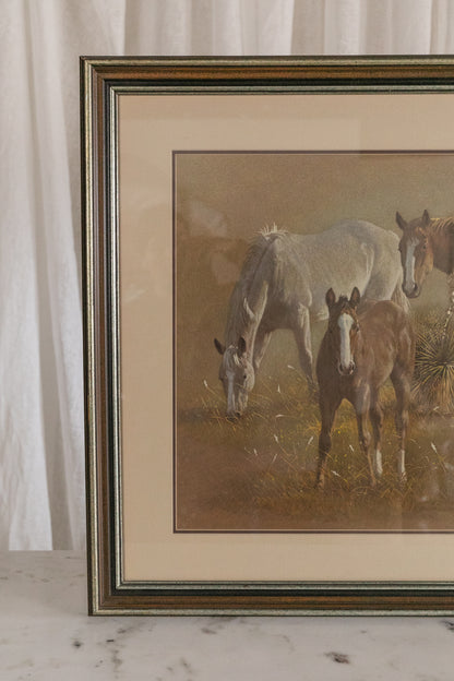 Baize - Horses, Limited Print