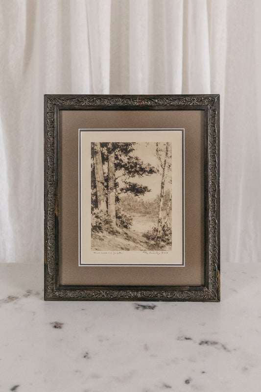 Dry Point Etching, J. Knowles