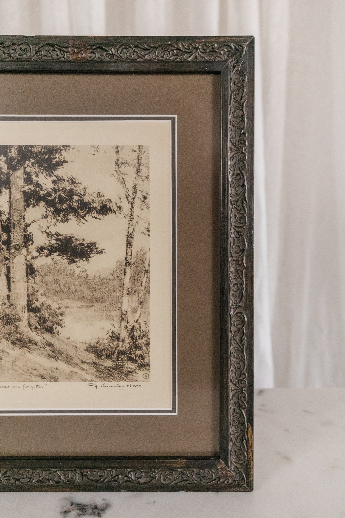 Dry Point Etching, J. Knowles