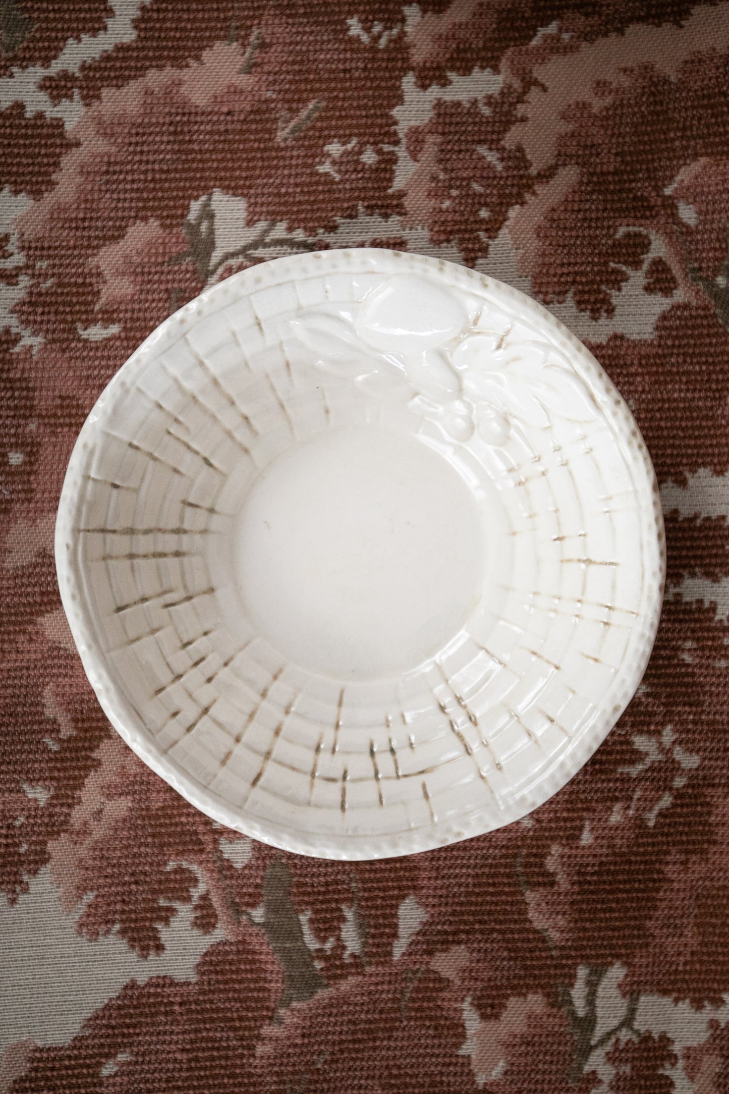 Cream Pottery Bowl