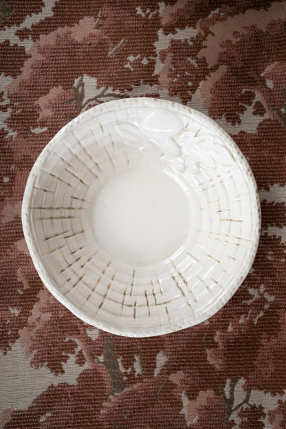 Cream Pottery Bowl