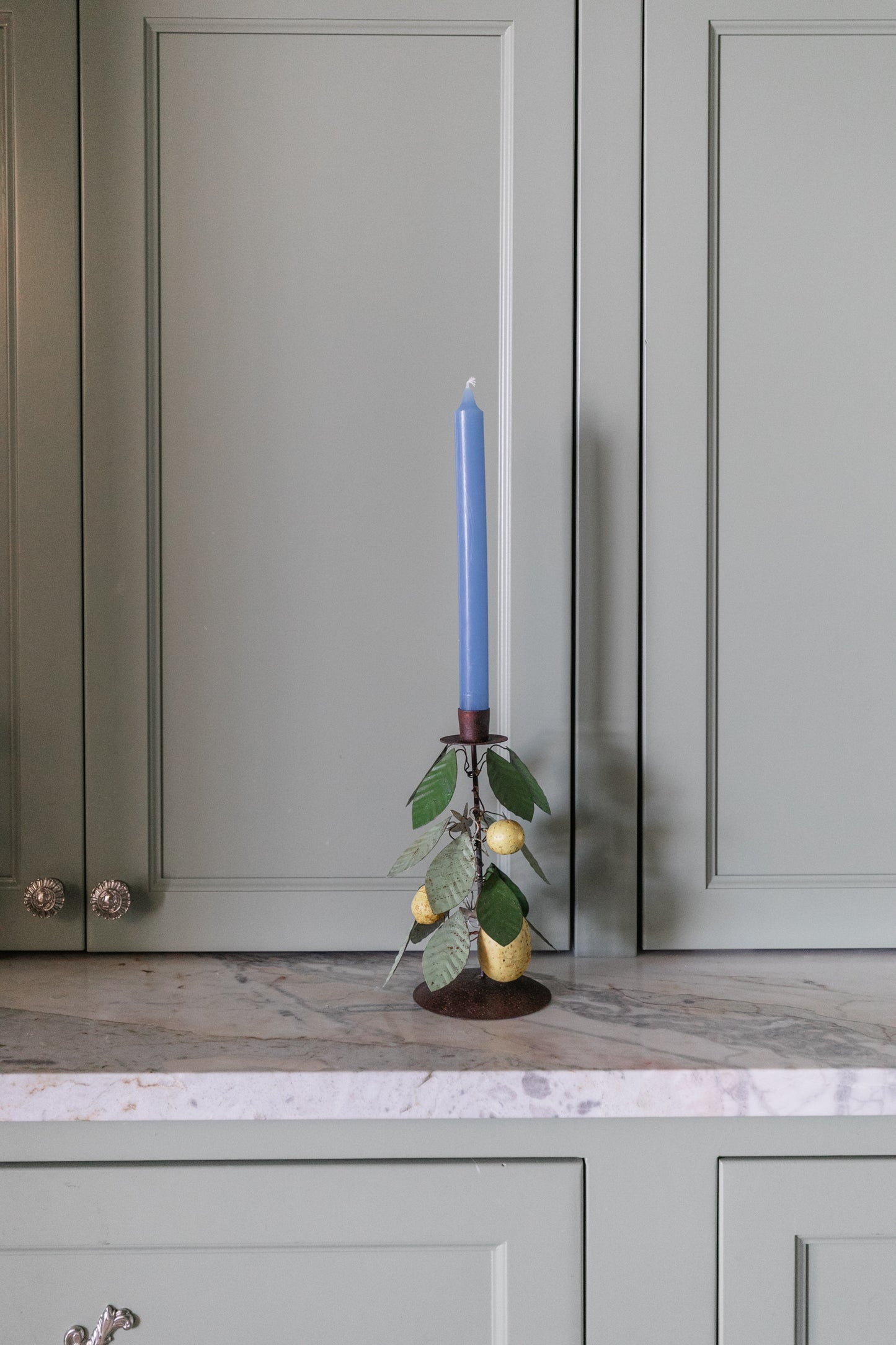 Lemon Taper Holder, Set of 2