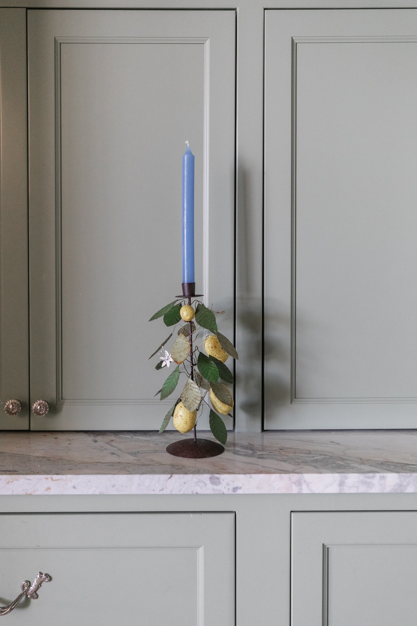 Lemon Taper Holder, Set of 2