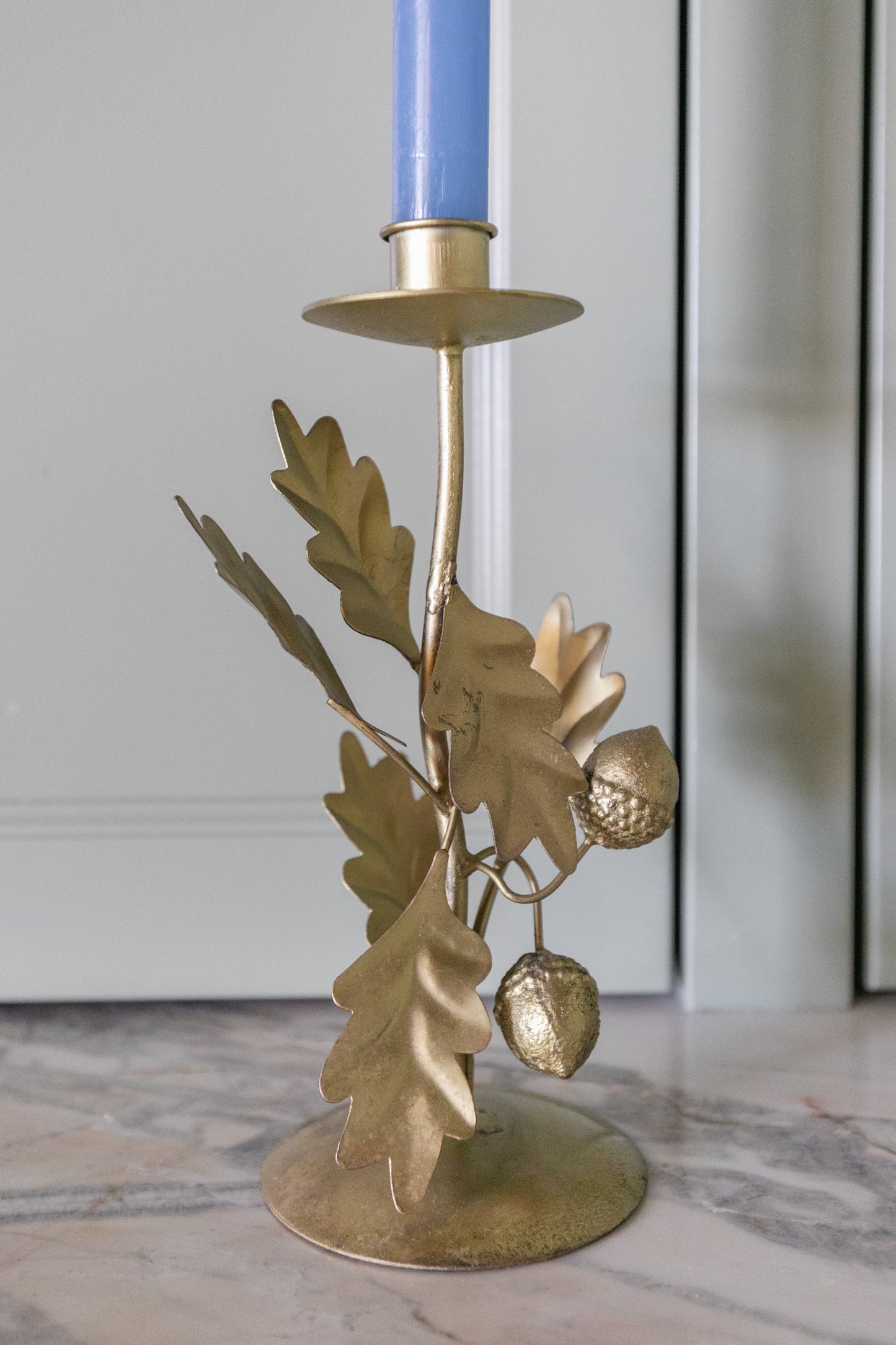 Leaf & Acorn Taper Holder