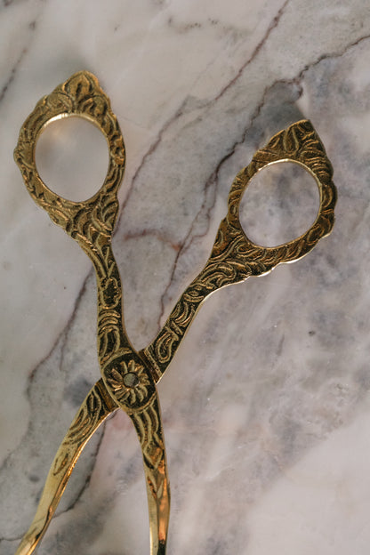 Embossed Brass Tongs