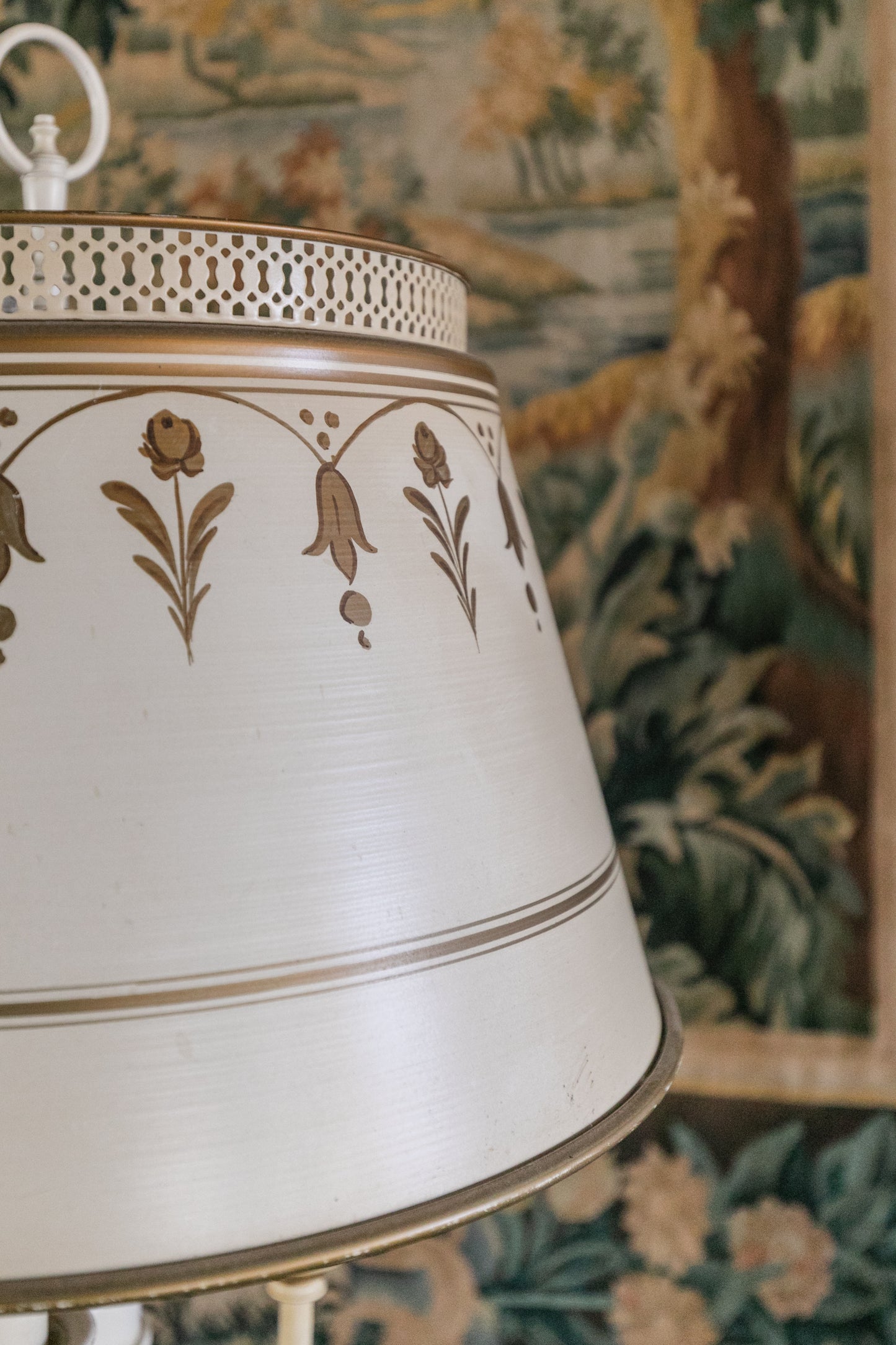 French Bouillotte Tole Lamp