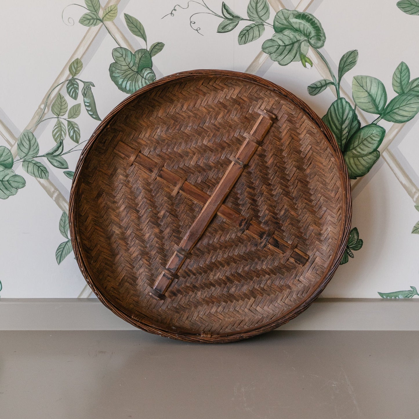 Shallow Woven Basket