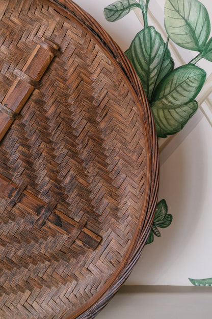 Shallow Woven Basket