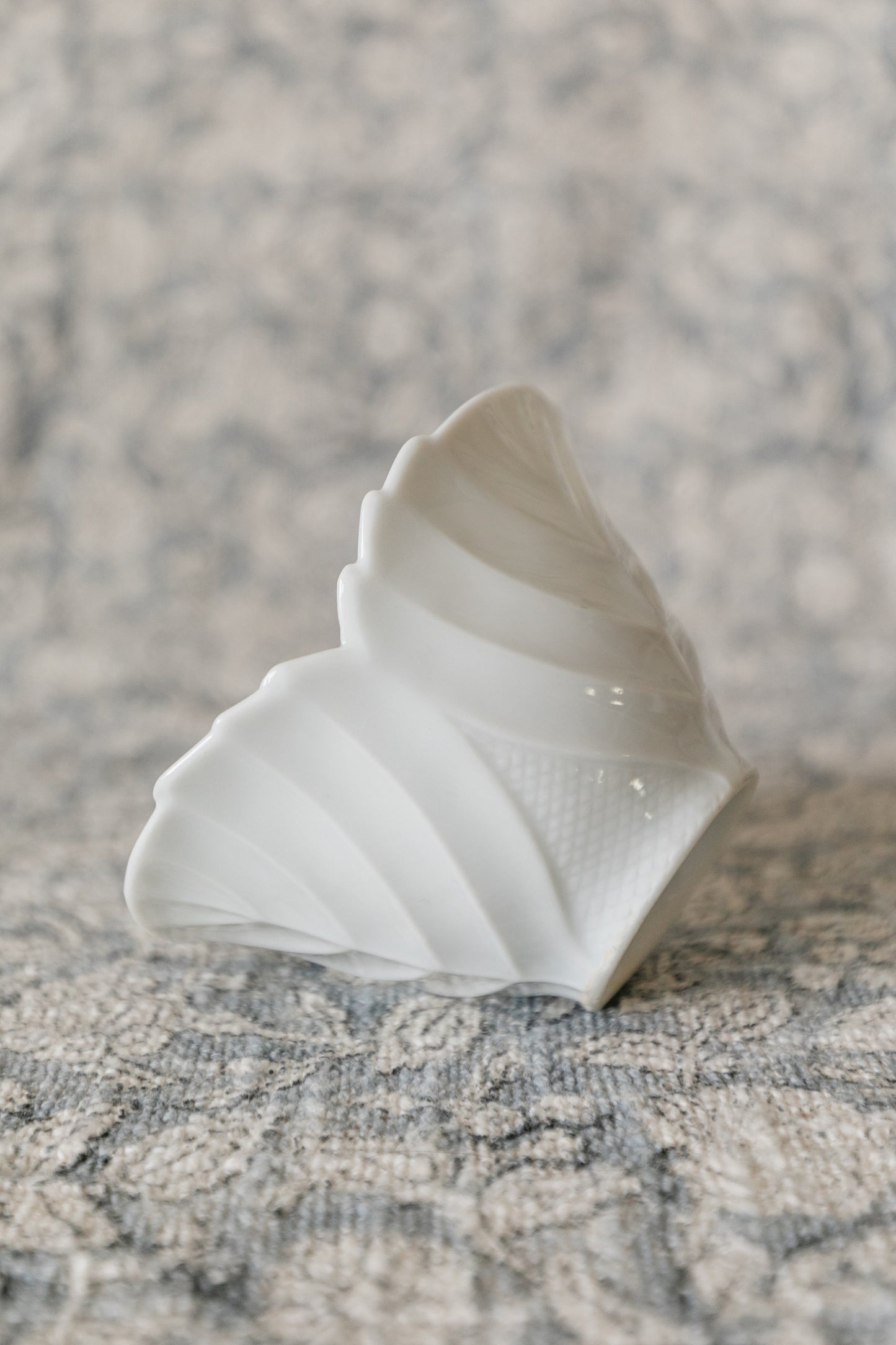 Mini White Leaf Bowl