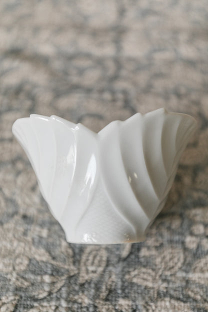 Mini White Leaf Bowl