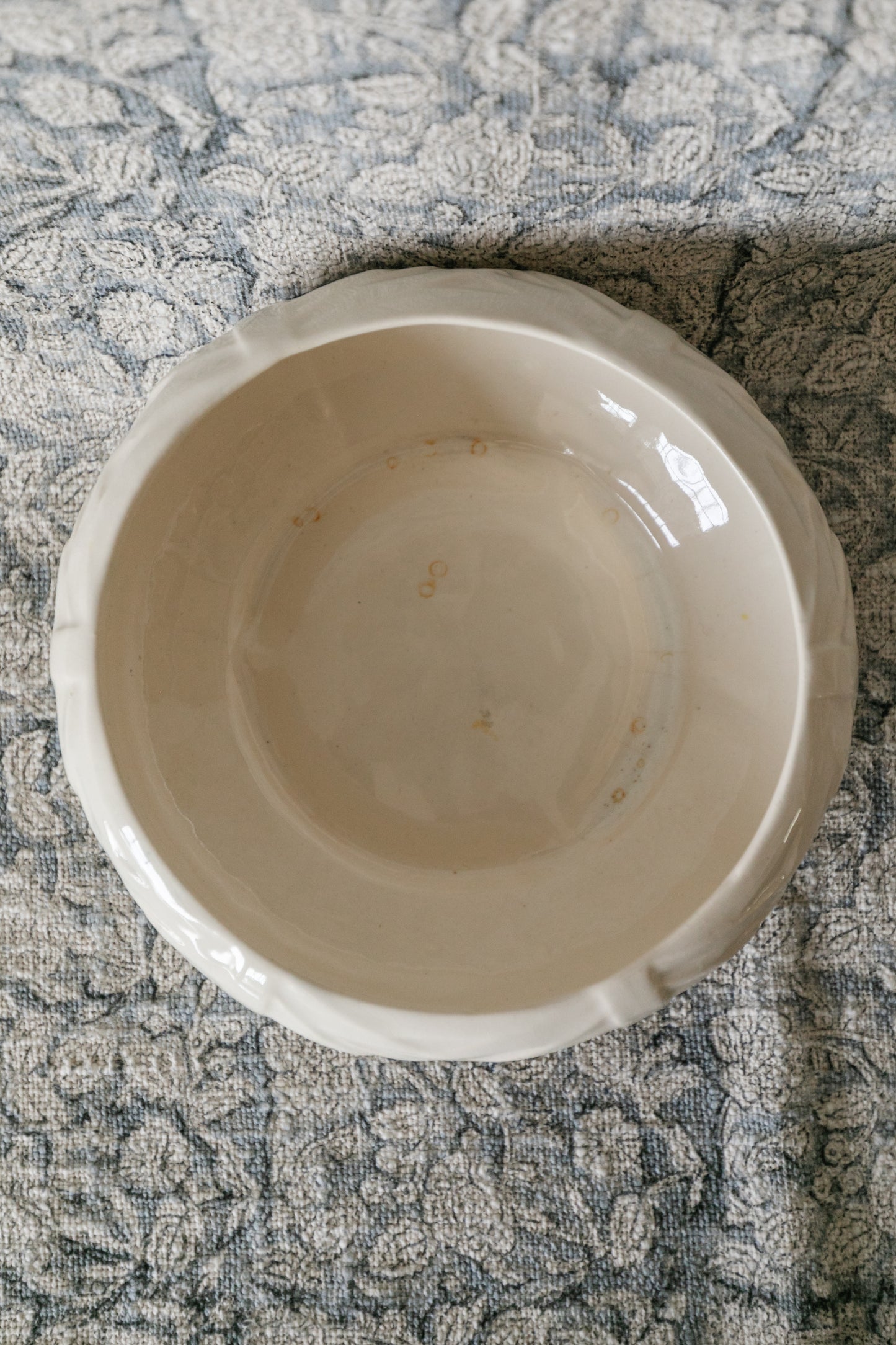 Shallow Cream McCoy Bowl