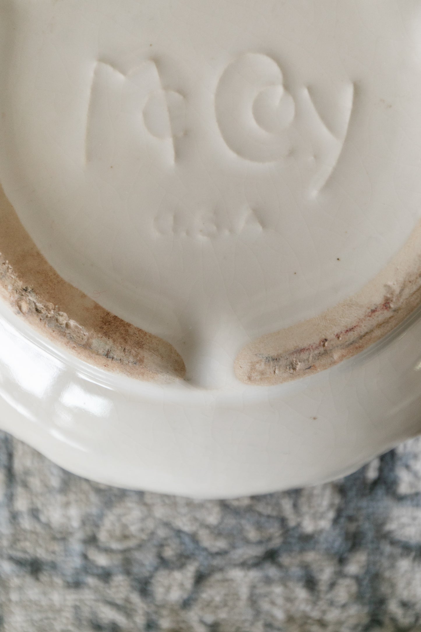 Shallow Cream McCoy Bowl