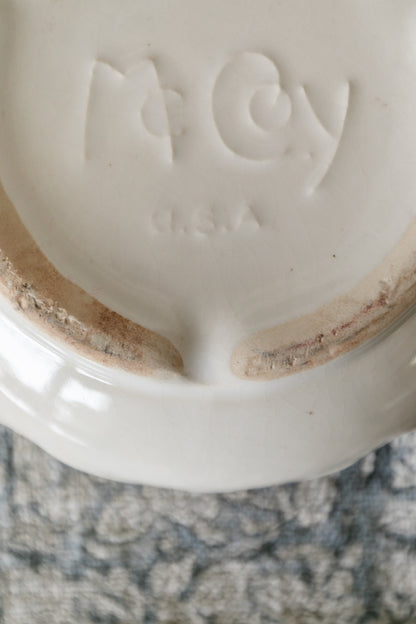 Shallow Cream McCoy Bowl
