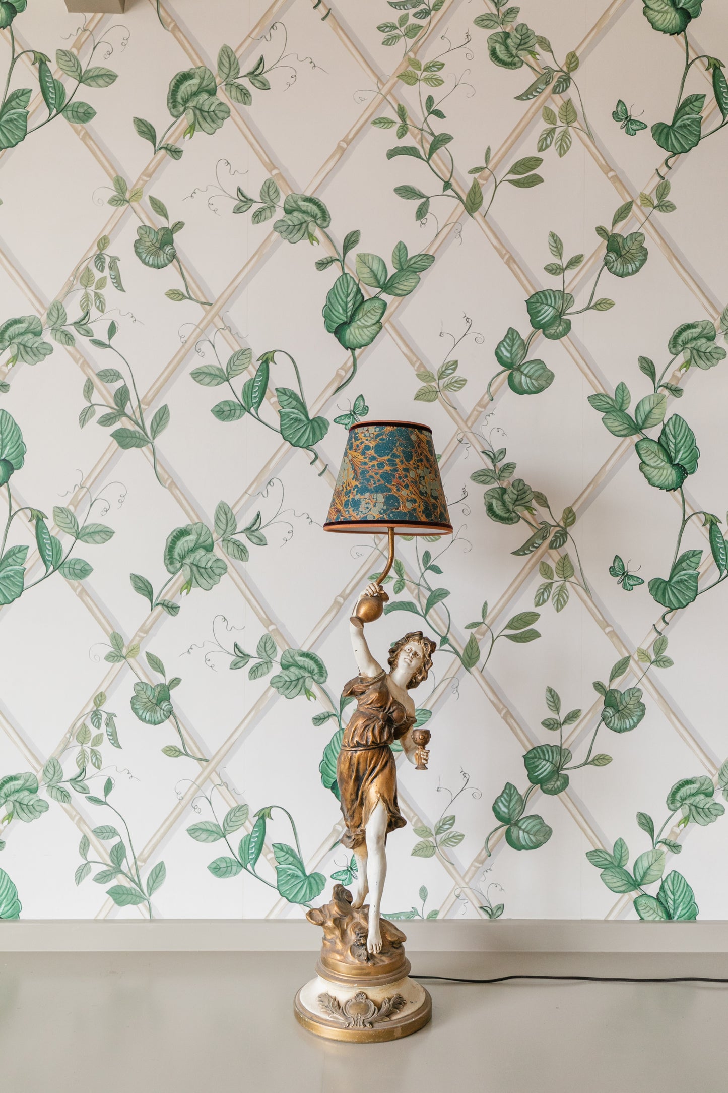 Greek Figure with Marble Shade