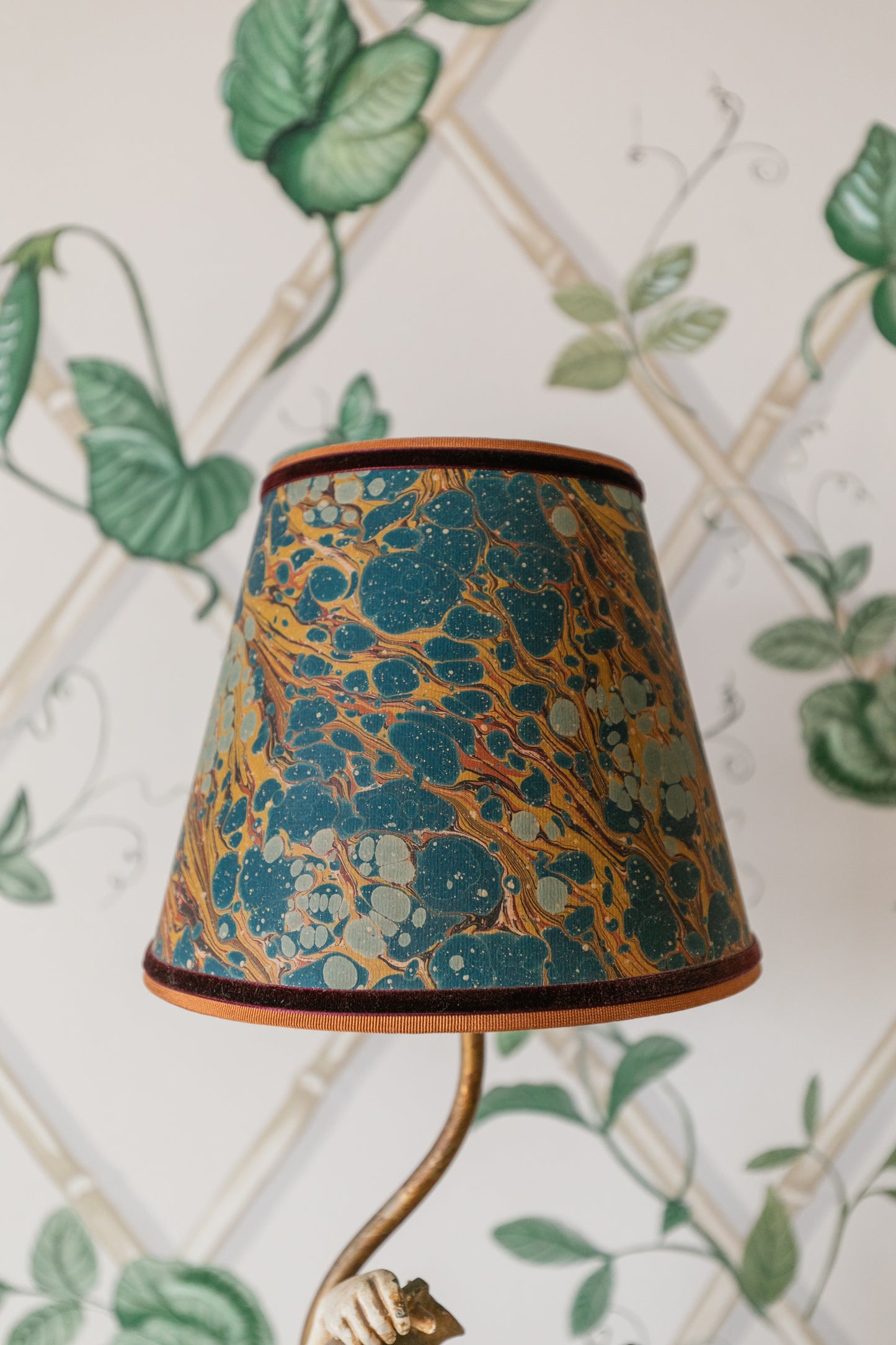 Greek Figure with Marble Shade