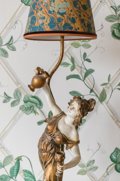Greek Figure with Marble Shade
