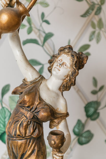 Greek Figure with Marble Shade