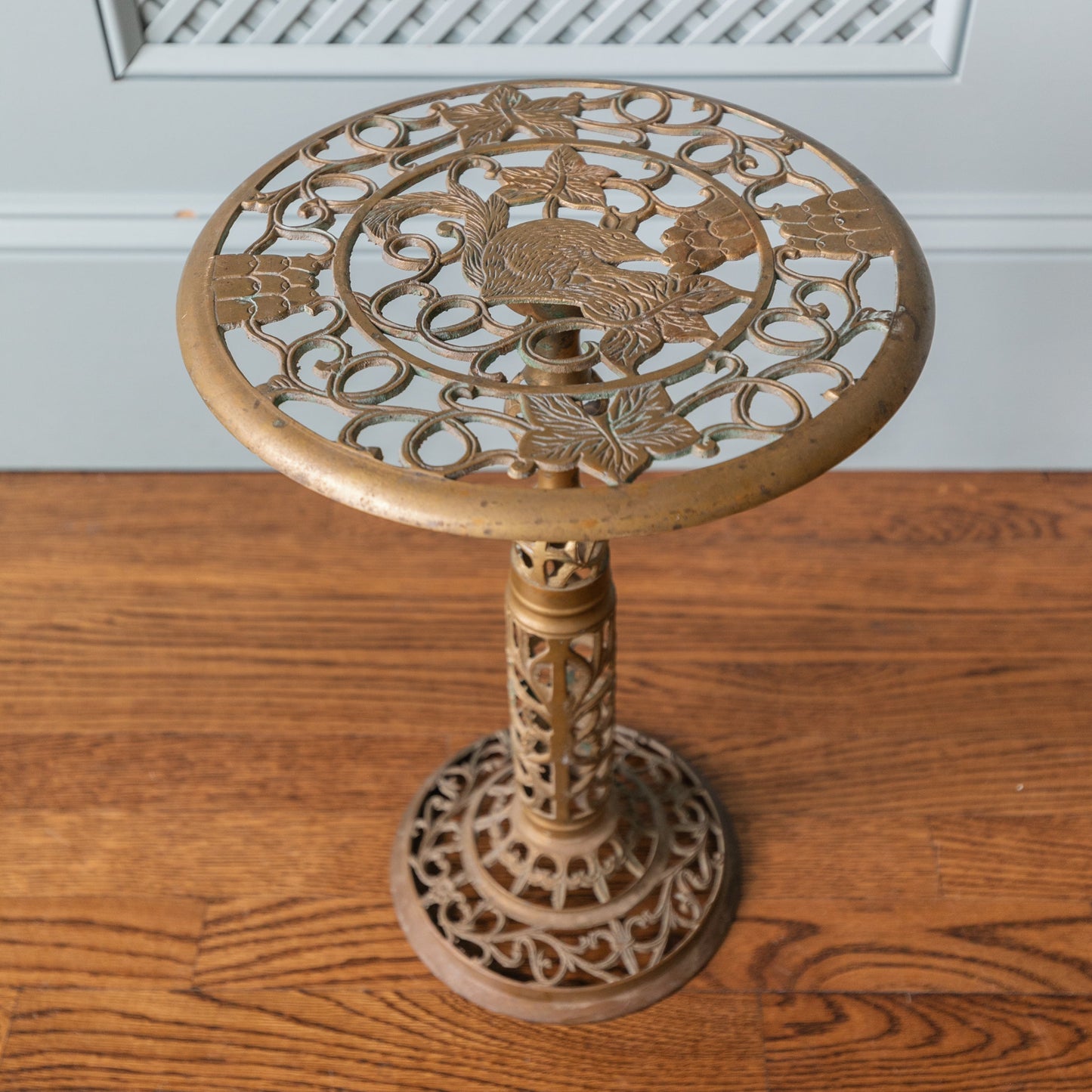 Brass Ornate Plant Stand