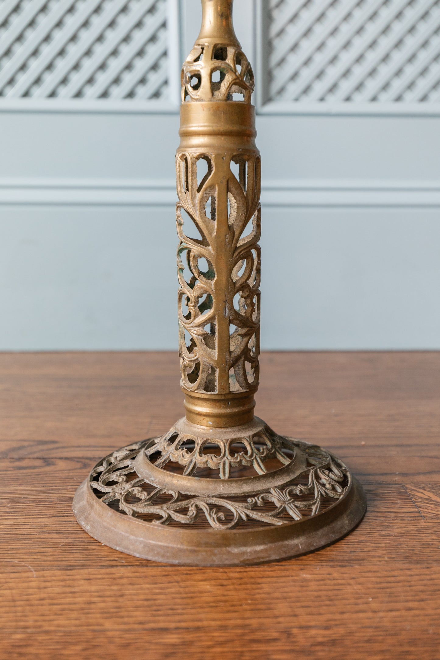 Brass Ornate Plant Stand
