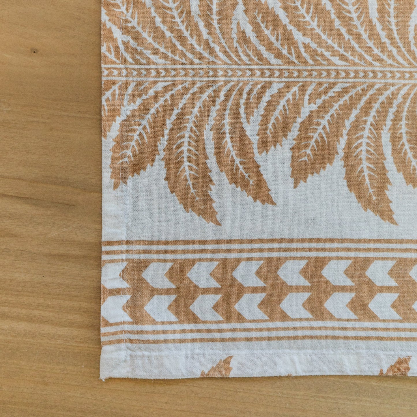 Palm Tan Tablecloth, 60"x135"