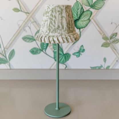 Green Ruffle Mini Lampshade