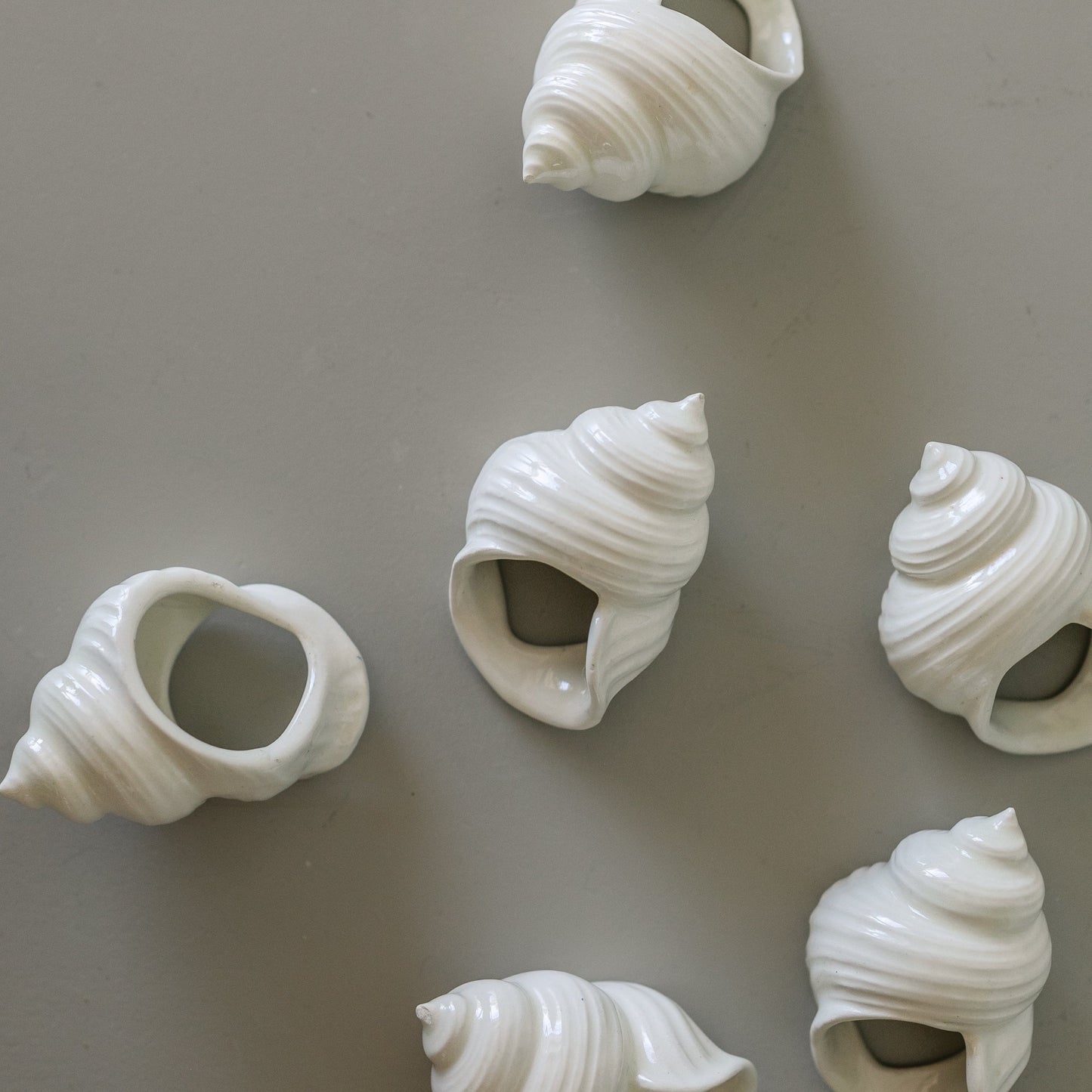 Shell Napkin Rings, Set of 6