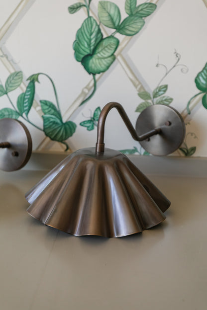 Ruffled Wall Sconce