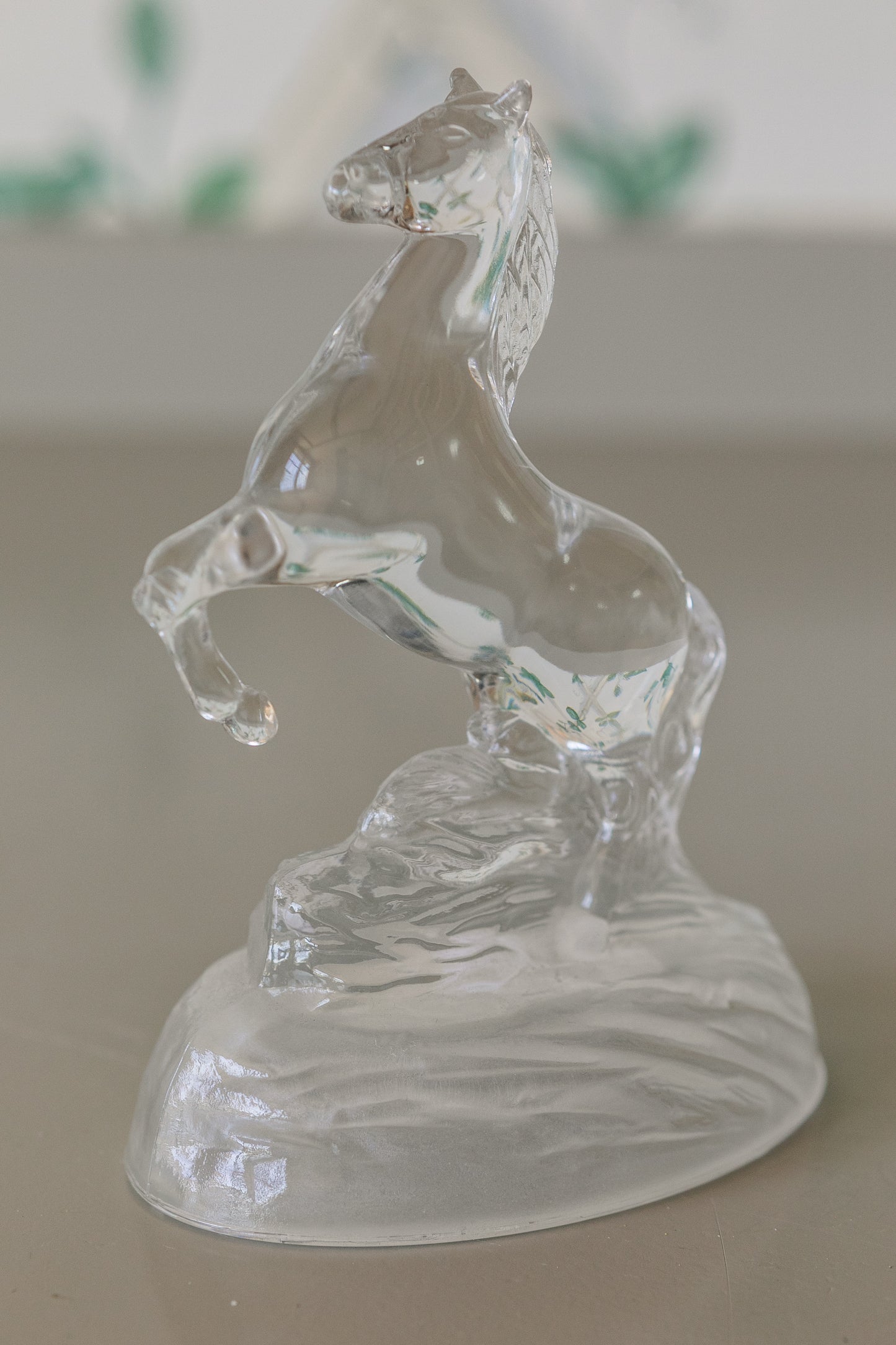 Glass Horse Sculpture