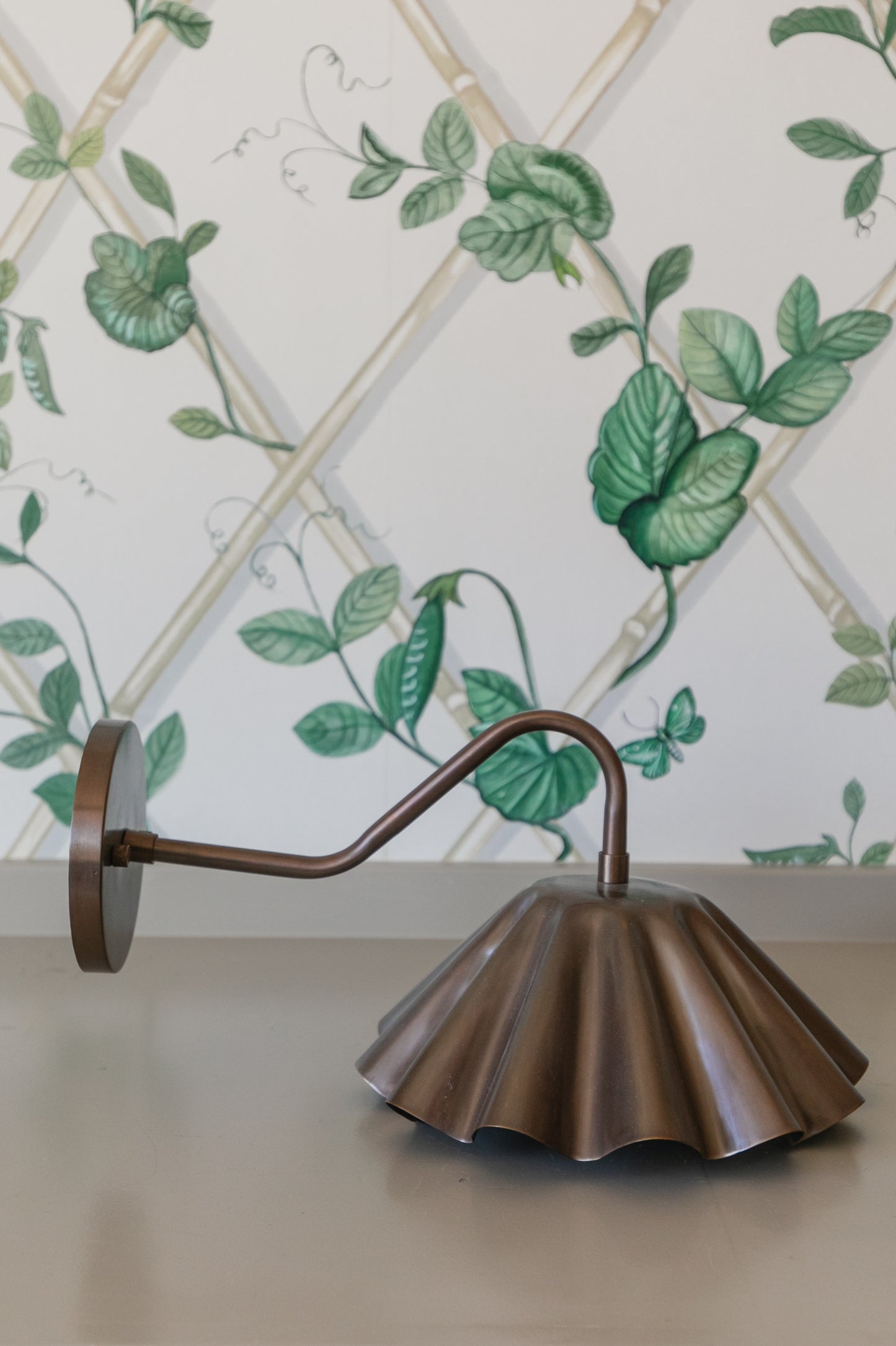 Ruffled Wall Sconce