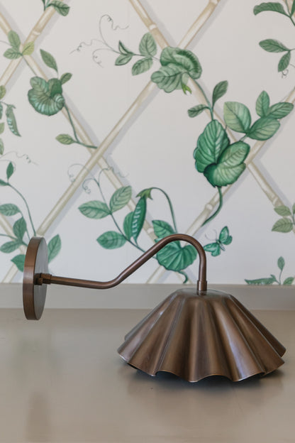 Ruffled Wall Sconce
