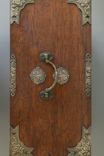 Wood & Brass Jewelry Box