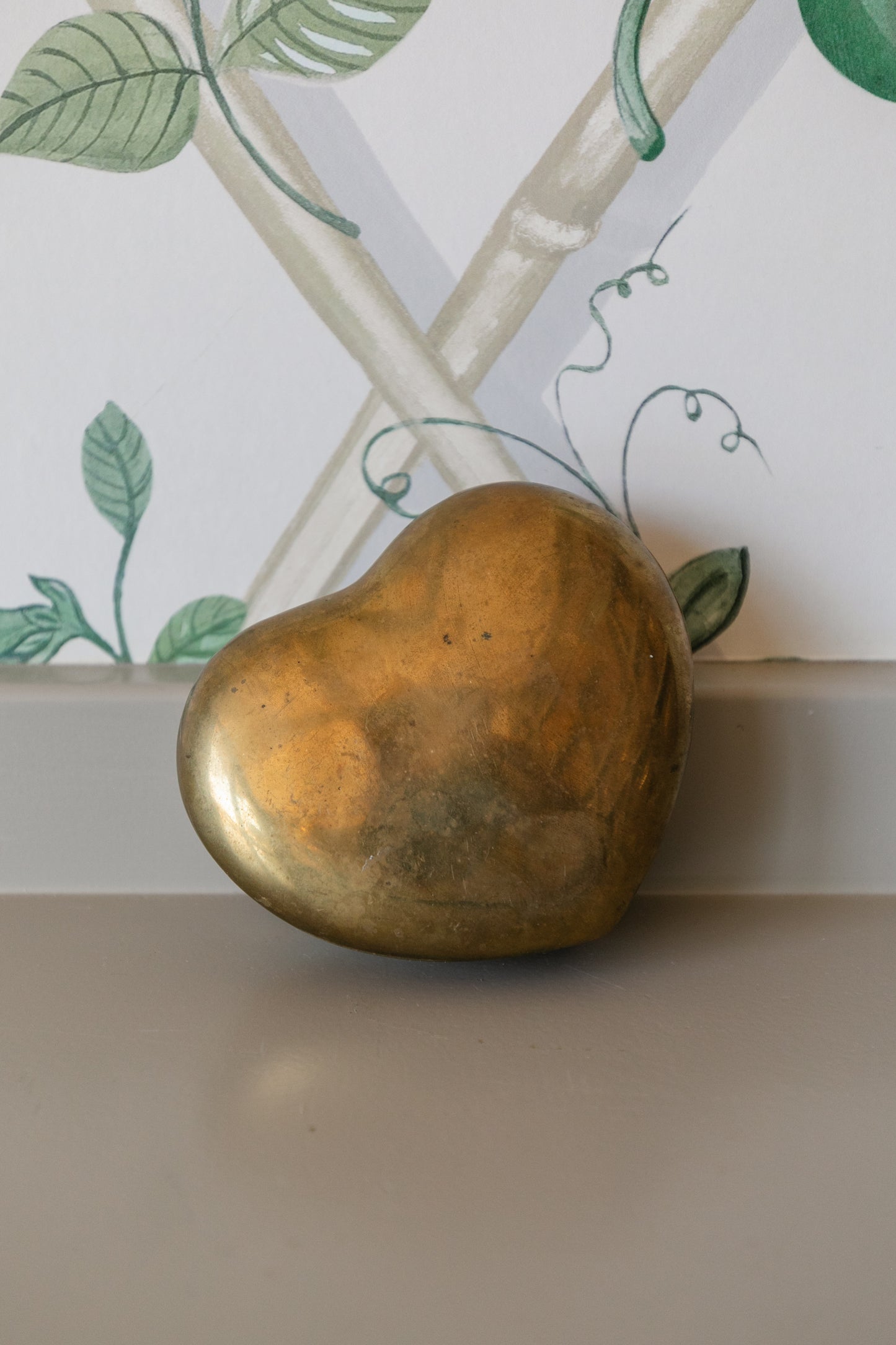 Brass Heart Trinket Box